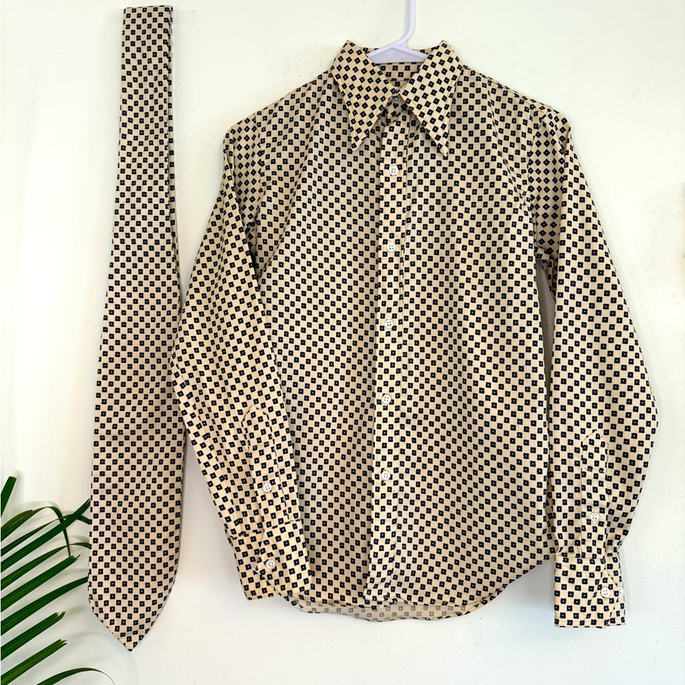 Vintage Polo by Ralph Lauren Women’s Button Up Shirt and Tie